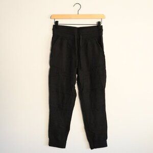 TNA Women's Sz XS Black Straight‎ Leg Pull On Stretch Pocket Casual Lounge Pants